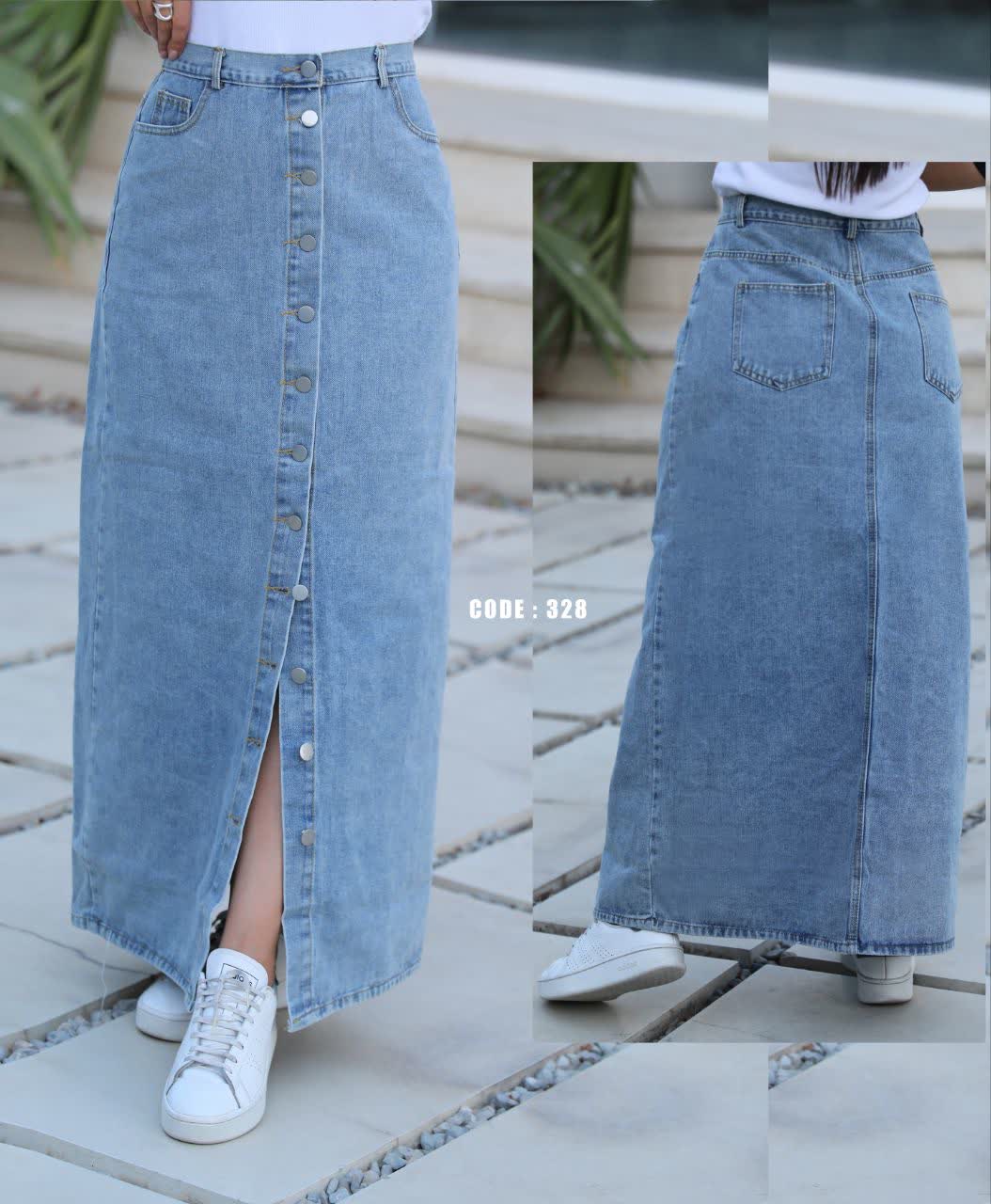 ست کت ودامن جین  ترک لند328