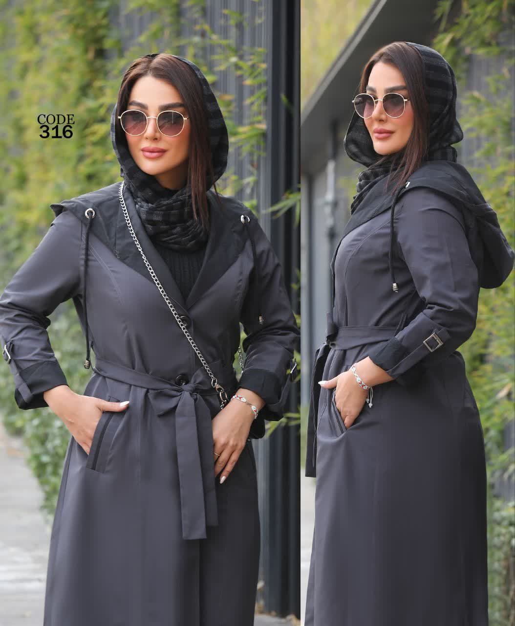 بارانی کلاهدار ترک لندکد316