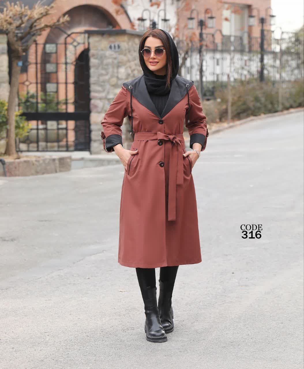 بارانی کلاهدار ترک لندکد316